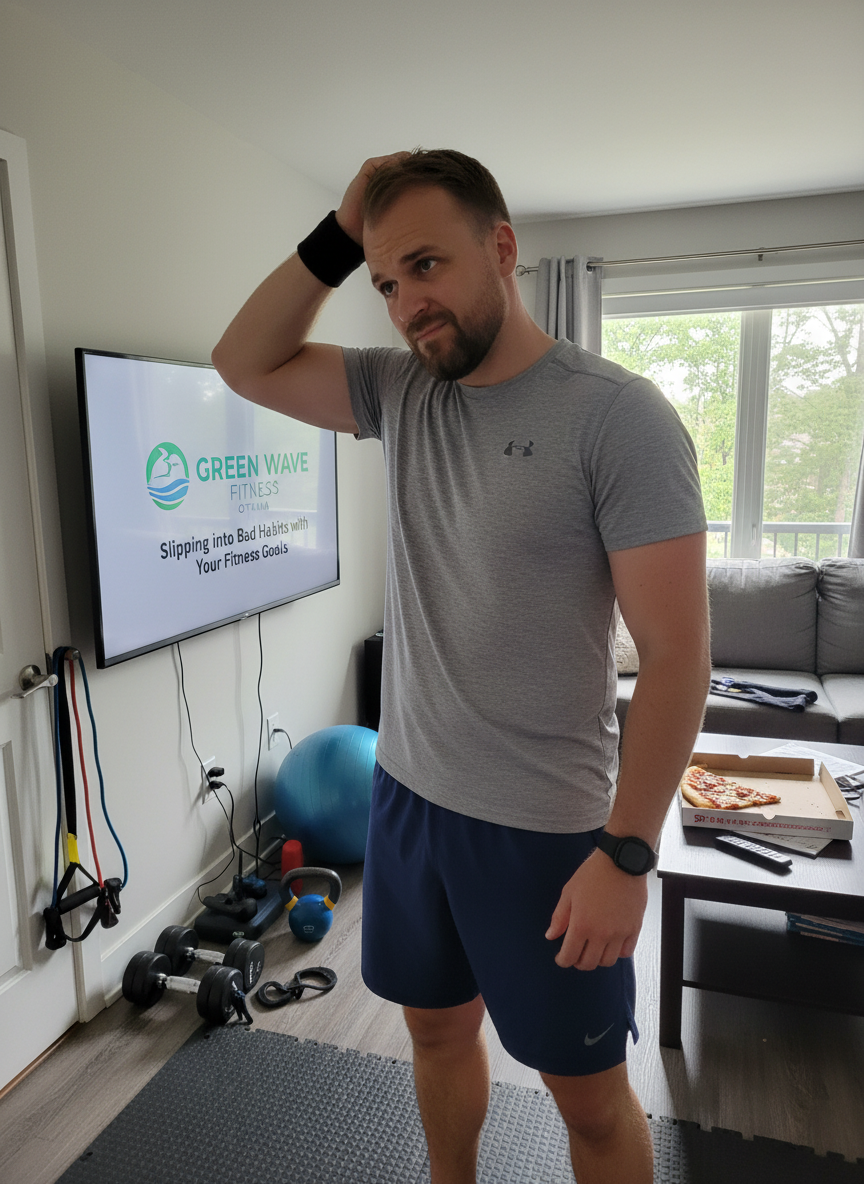 What to Do When You’re Slipping into Bad Habits with Your Fitness Goals: Tips for In-Home Training | Green Wave Fitness Ottawa