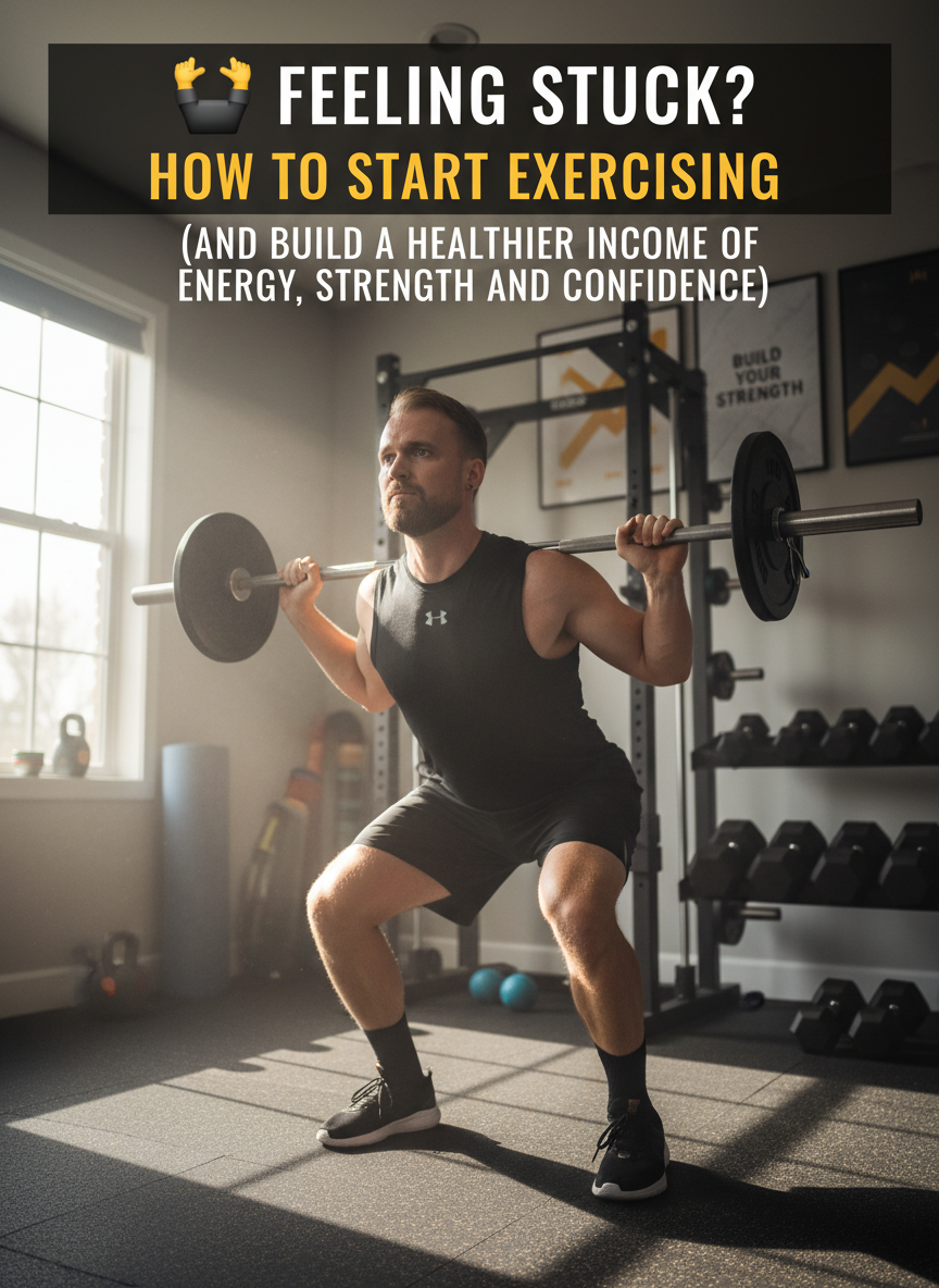 🏋️‍♂️ Feeling Stuck? How to Start Exercising (and Build a Healthier Income of Energy, Strength, and Confidence)