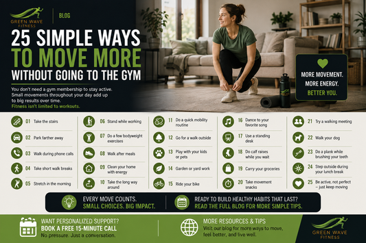 25 Simple Ways To Move More Without Going To The Gym