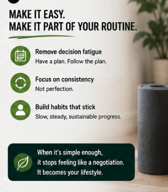Make Fitness Easy. Make It Part of Your Routine