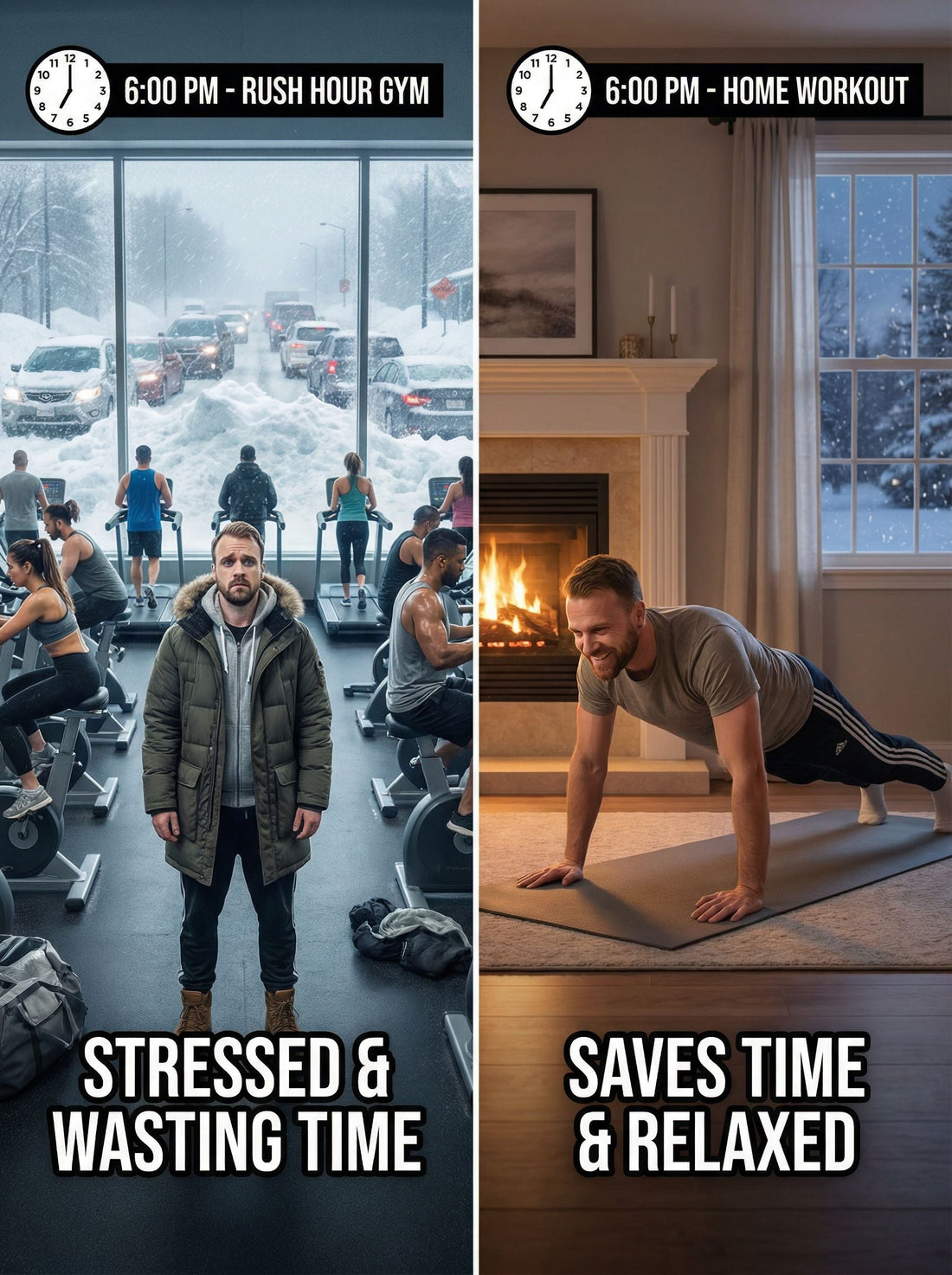 How In‑Home Workouts Save Time During Canadian Winters