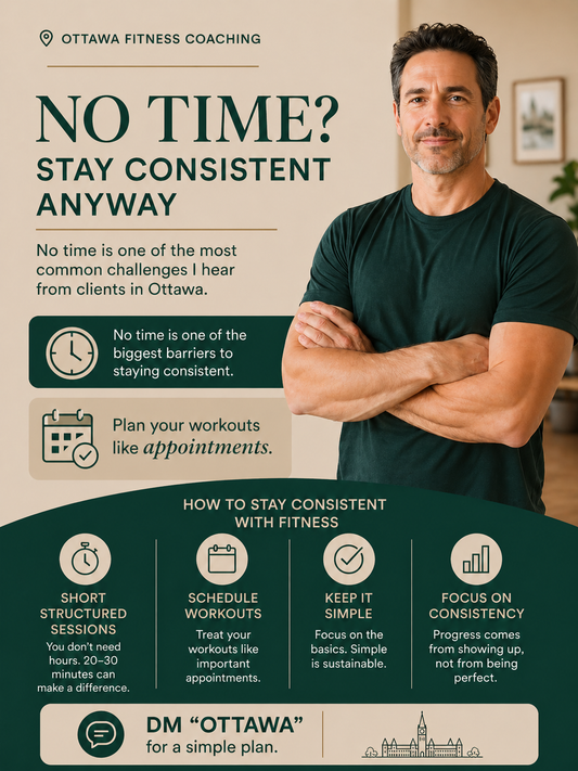 No Time? Stay Consistent With Fitness