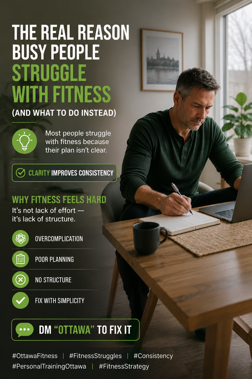 The Real Reason Busy People Struggle With Fitness (And What to Do Instead)